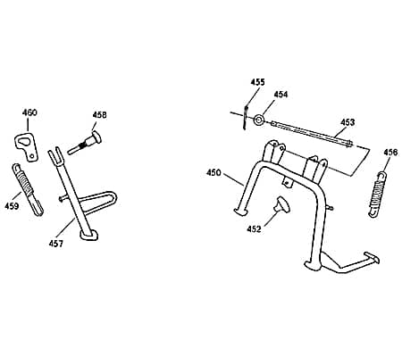 Kreidler MONZA 50 Race Urban Halter 50ccm 4Takt 50540-ALA6-9000-FCS Motorroller.de Halterung Haltebügel Halteblech Halte-Blech Halte-Bügel 50ccm-4Takt