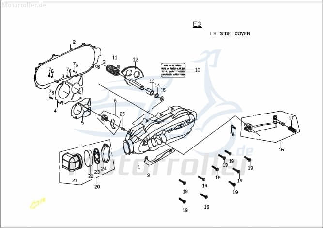 PGO Kickstarter 125ccm-4Takt G-Max Roller C1251200000 Motorroller.de PGO 125ccm-4Takt G-Max 125 Mokick Ersatzteil Service Inpektion Direktimport