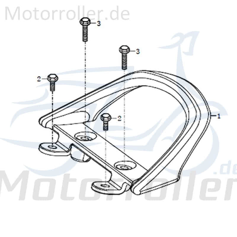 Spoiler Haltegriff Motorroller Kreidler Street 91439