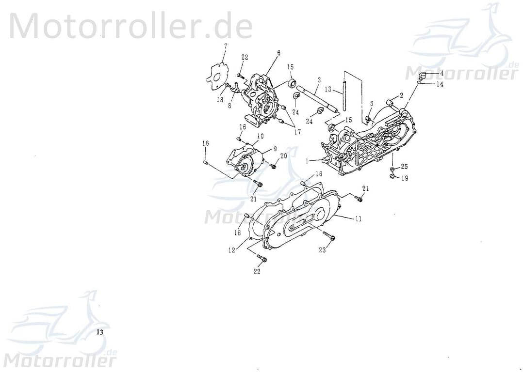 SMC Kontra T 50 Dichtung Lichtmaschine 50ccm 2Takt 15221-NAF-01 Motorroller.de Stator Stromgenerator Ankerplatte Zündplatte Minarelli liegend Mokick