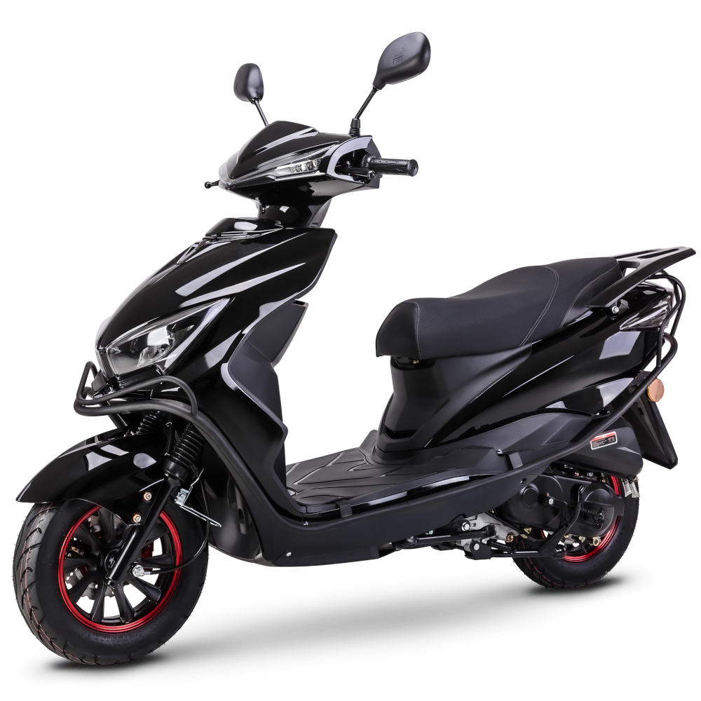 Motorroller GMX 460 Sport C-RZ schwarz 45 km/h Euro 5 Scooter Mokick Roller