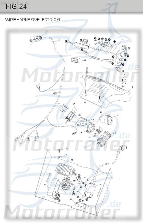 Schraube M6x20mm Eppella Buggy 150 Maschinenschraube 626 Motorroller.de Bundschraube Flanschschraube Flansch-Schraube Maschinen-Schraube Bund-Schraube