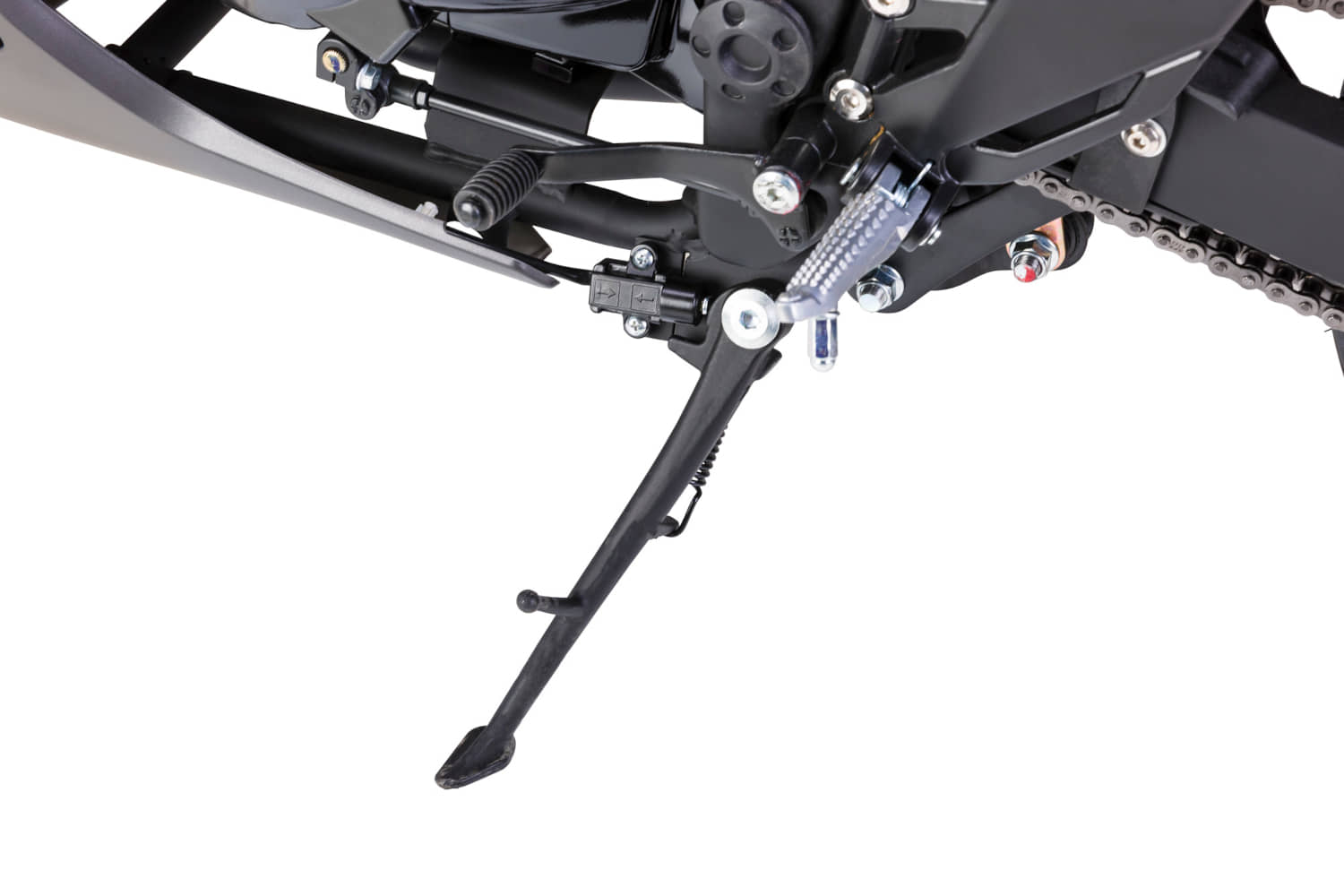 Motorrad Fighter 50 AF-RS schwarz-rot 45 km/h Euro 5 Schaltmoped Mokick Kleinkraftrad