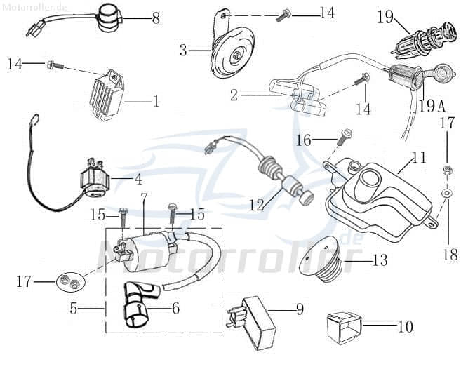 Öltank 50ccm 2Takt Jonway Galactica Oil-Tank Roller 1170811-1 Motorroller.de Öl-Tank Oiltank Schmiermitteltank 2Takter-Öltank Schmiermittel-Tank Moped