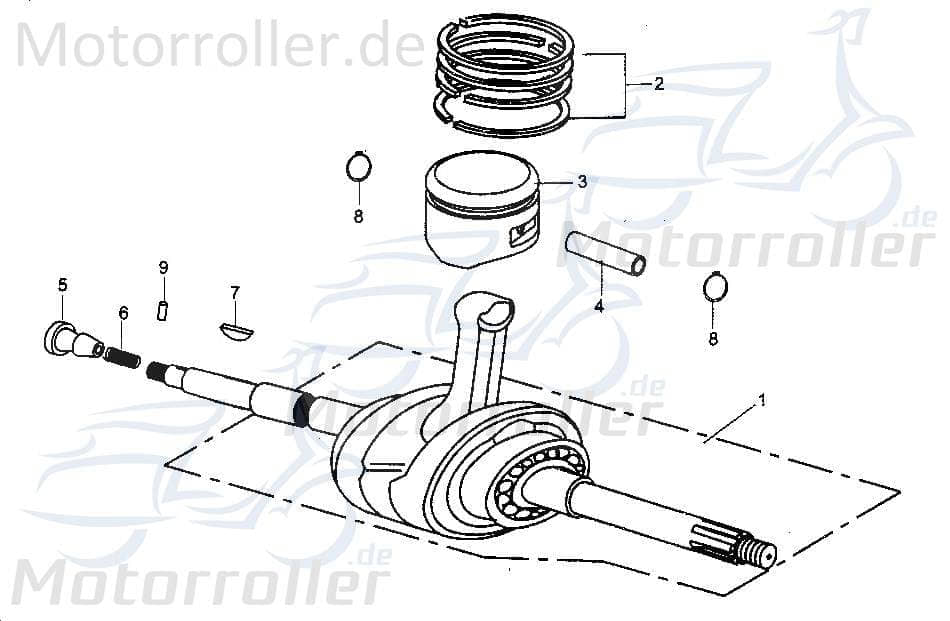 Kolbenringsatz Kolbenringe Tongjian Strassenbuggy 250 172MM-040009 Kompressionsringe Eppella ECM TBM Twister Hammerhead Wangye Kasea Buggy