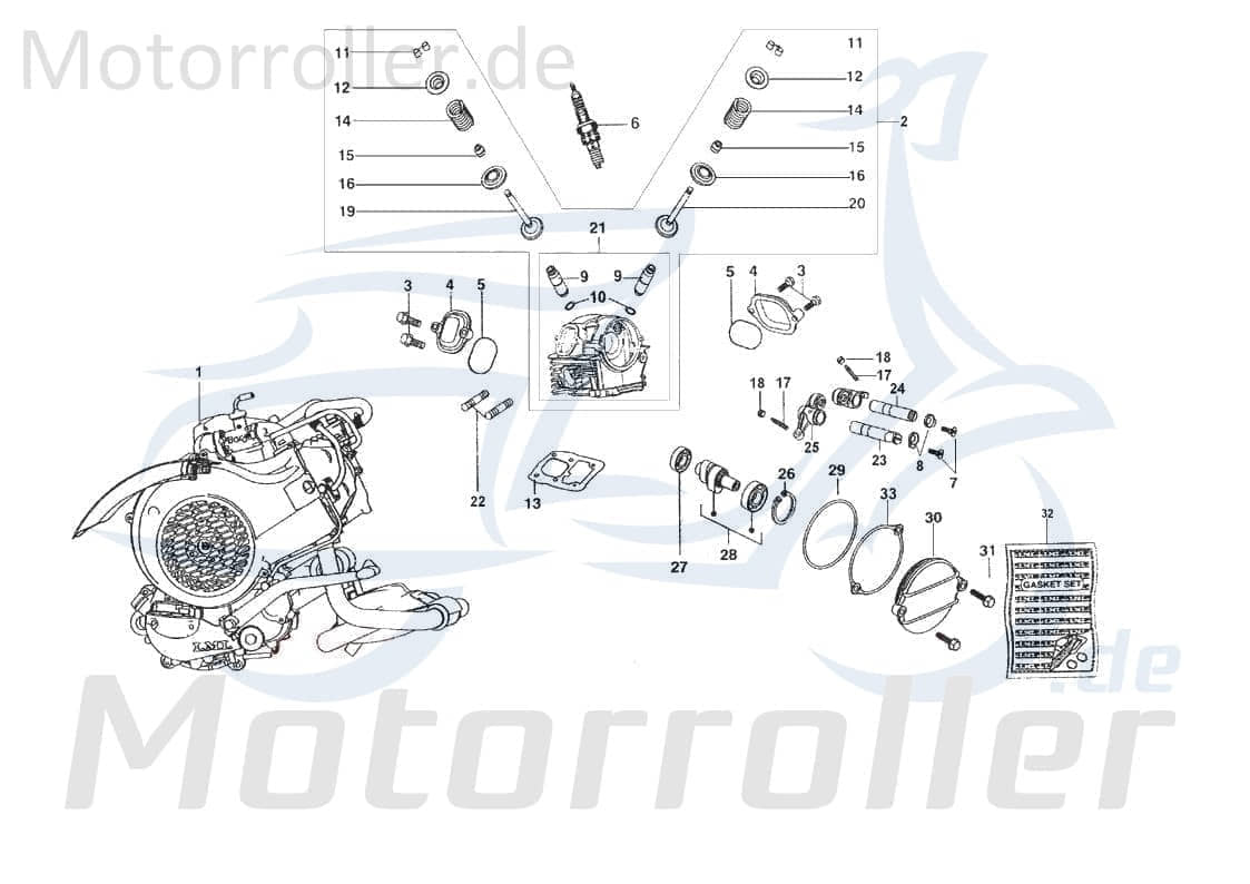Kreidler STAR Deluxe 4S 200 O-Ring 200ccm 4Takt SF214-0061 Motorroller.de Gummidichtung Dichtring Gummiring Oring Gummi-Ring Dicht-Ring 200ccm-4Takt