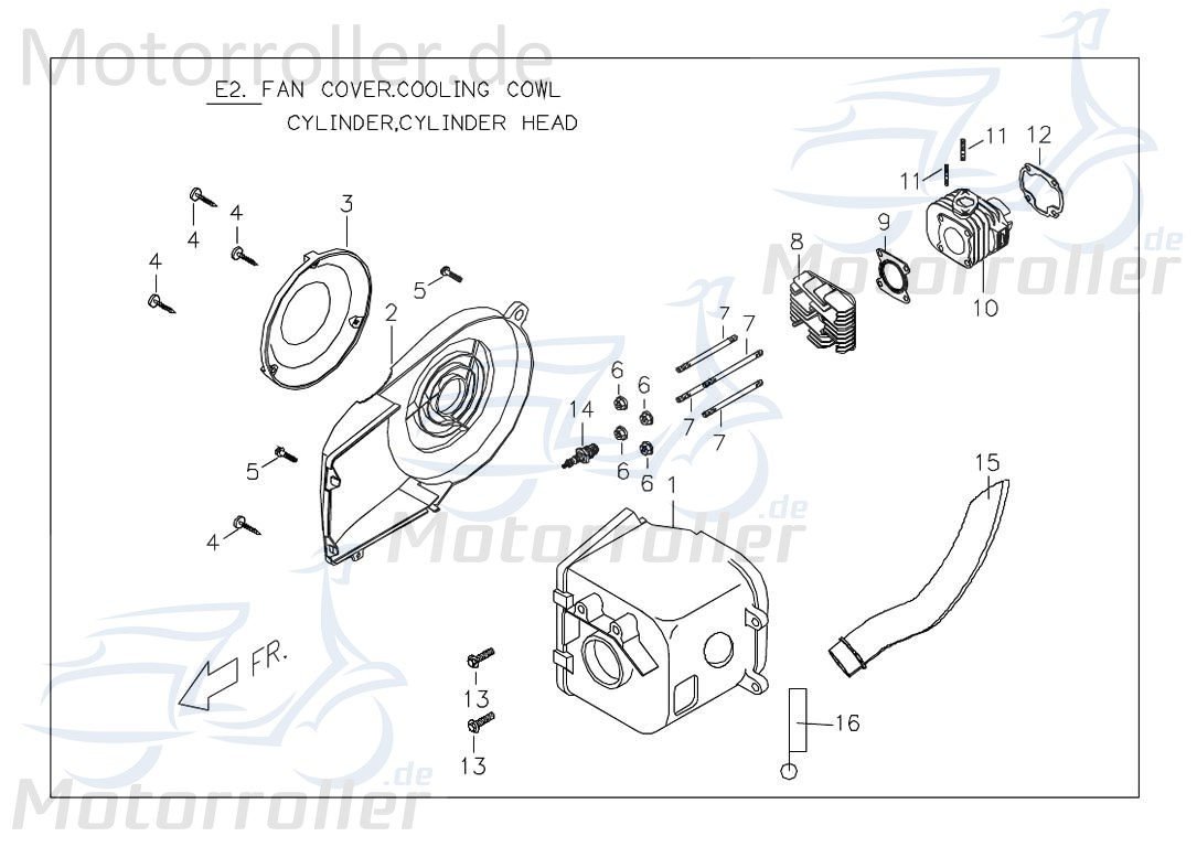 PGO Zylinderfußdichtung 50ccm-2Takt Ligero RS 50 Roller P1064111000 Motorroller.de Zylinderdichtung Fuß-Dichtung Zylinderfuß-Dichtung PGO 50ccm-2Takt