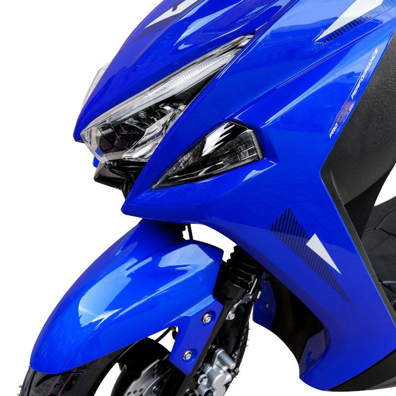 Motorroller GMX 460 Sport SF blau 25 km/h Euro 5 Mokick Scooter Roller