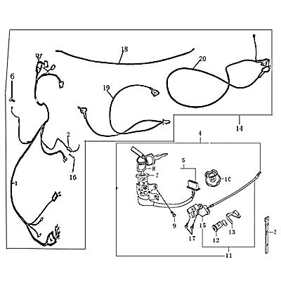 Rex Stratos Montana CDI Zündbox AC 45km/h 50ccm 2Takt 706755 Motorroller.de 1E40QMB 12Zoll 120/70-12 für Drossel mit Kupplungsabfrage Steuergerät