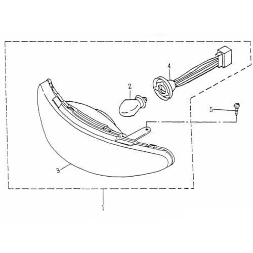 Scheinwerfer Rex Frontscheinwerfer Roller Scooter 50ccm 2Takt Motorroller.de Hauptscheinwerfer Front-Scheinwerfer Vorderlicht Frontlicht Frontleuchte