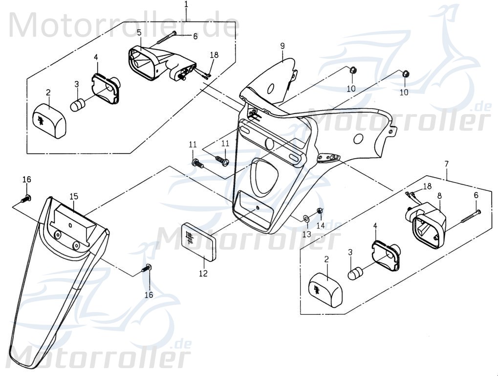 PGO Blinkerglas orange Roller 50ccm 2Takt Motorroller.de Blinker-Glas Blinker-Abdeckung Blinkerabdeckung Blinkerkappe Blinker-Kappe