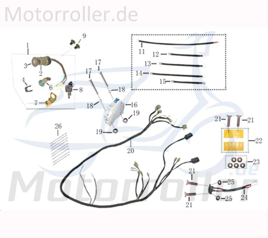 Kabelbaum 706430 für Elektro-Antrieb