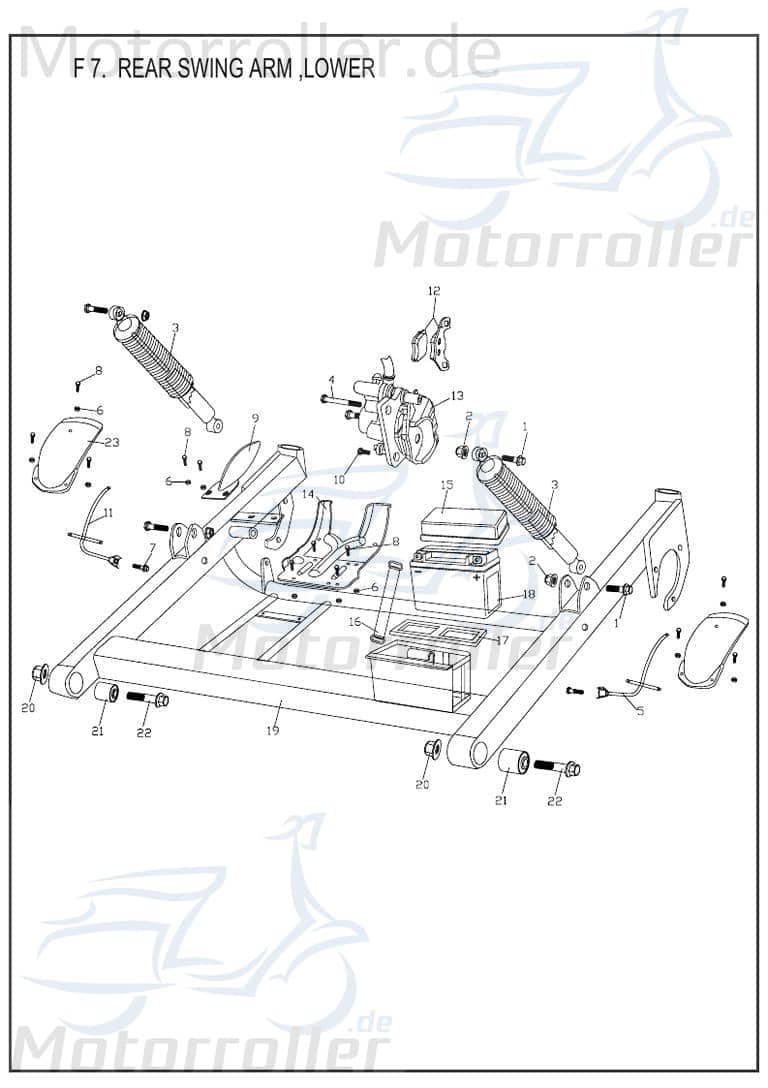 PGO Bremsbeläge hinten Bugrider 250 Bremsbelag Bremsklötze B74074100000 Motorroller.de Bremsbacken Bremsschuhe Bremsbelagsatz Bremssteine Bremsklotz
