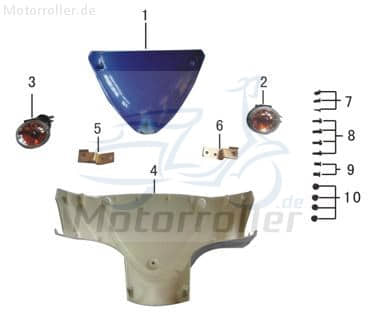 Blinker vorne links 2 V 10 W E9-50R-001030 ZW-A-03