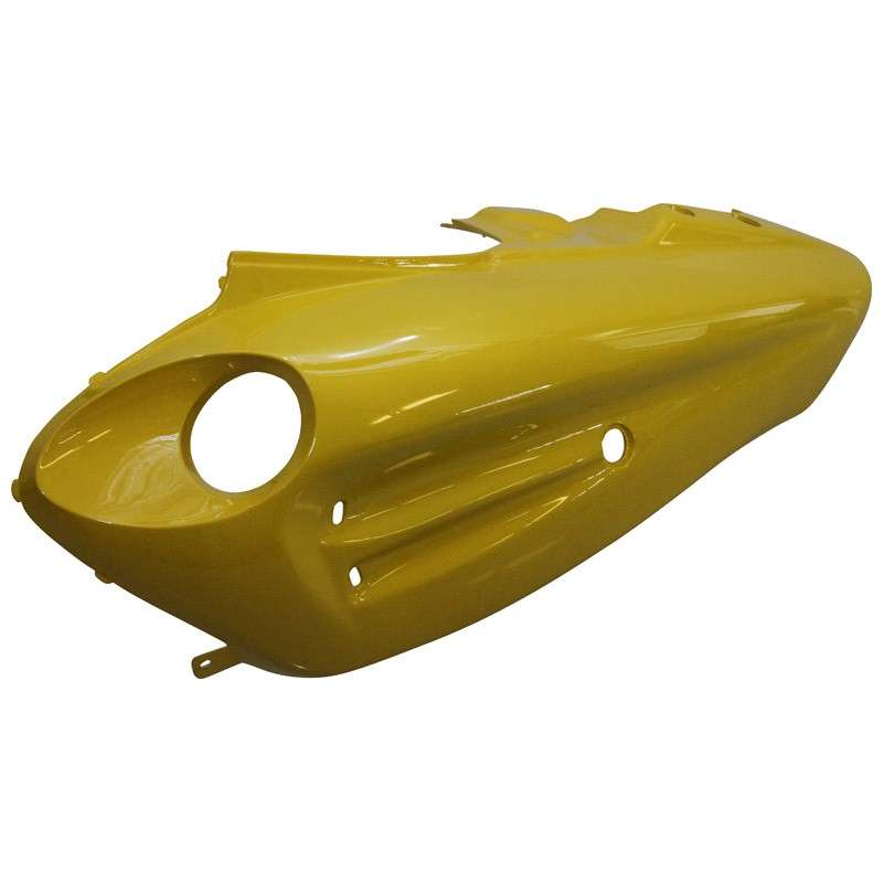 Rex Stratos Chicago Heck-Verkleidung Heckschürze Motorroller.de Seitenteil 50ccm 2Takt 1E40QMB YY50QT-28 50cc 2T Minarelli liegend