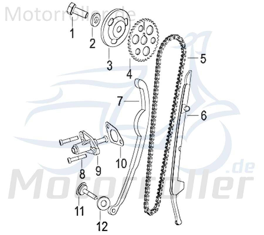 Jonway Insignio 250 DD Schraube M6x16mm 250ccm 4Takt 750644 Motorroller.de Bundschraube Maschinenschraube Flanschschraube Flansch-Schraube Scooter