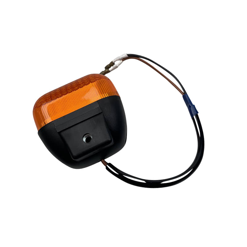 PGO Blinker E13 vorn rechts Big Max 50 Blinklicht 50ccm 2Takt Motorroller.de orange, Gehäuse dunkel schwarz Signalleuchte Blinkleuchte Blinkleuchten