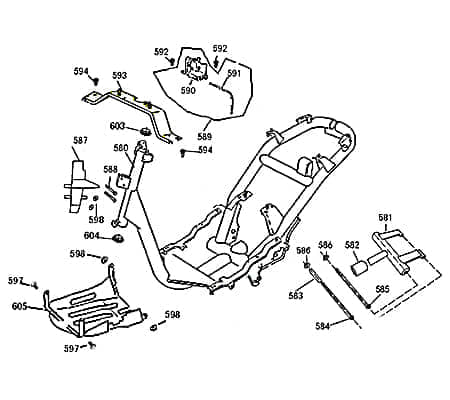 Kreidler MONZA 50 Race Urban Halter 50ccm 4Takt 50180-KY7-9000 Motorroller.de Halterung Haltebügel Halteblech Halte-Blech Halte-Bügel 50ccm-4Takt