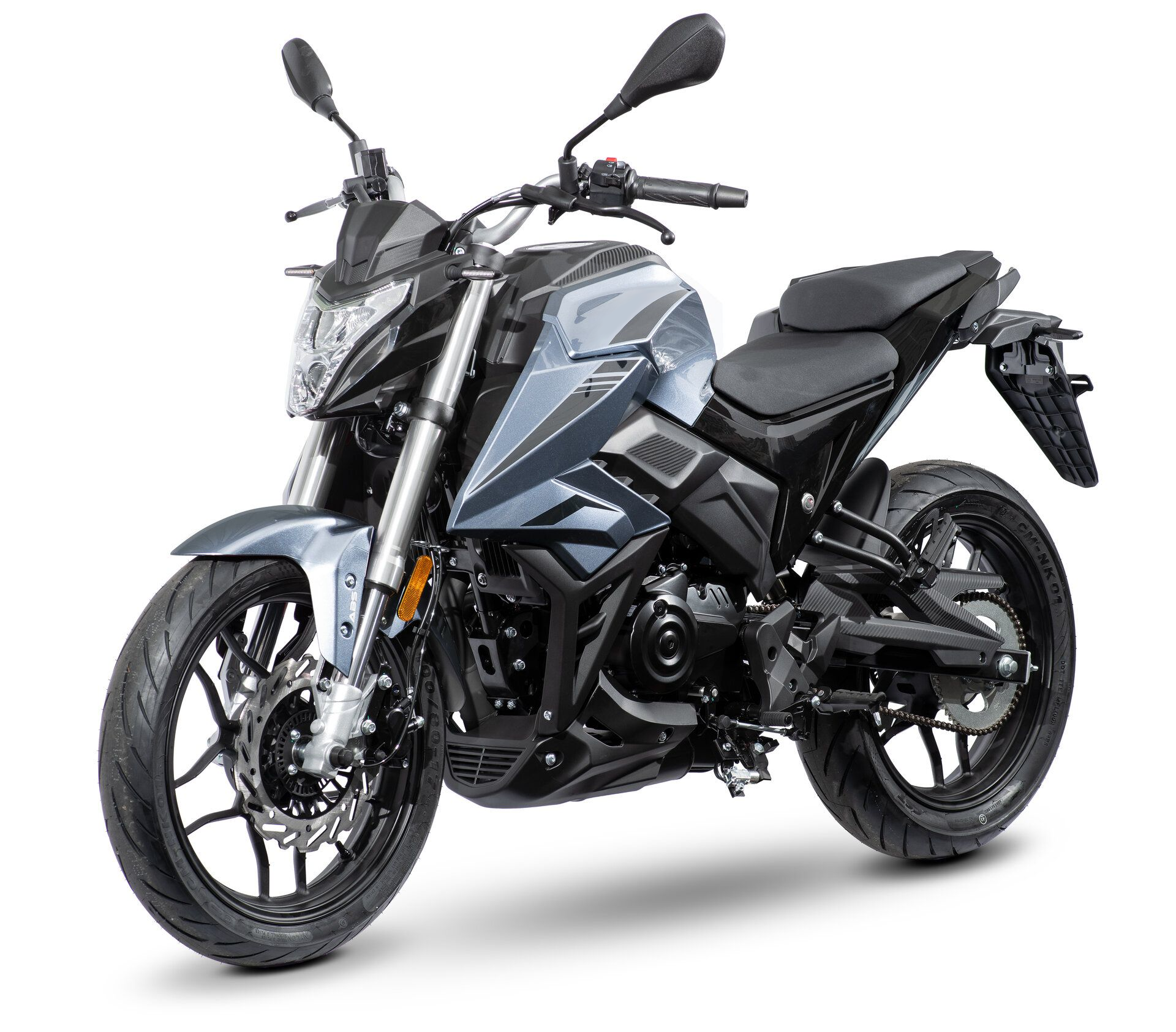 Motorrad Fighter 125 B-KS blau 95 km/h Euro 5+ Schaltmoped Mokick Kleinkraftrad