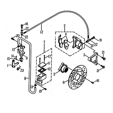 Bolzen 99603 für Rex Quad-250 von Motorroller.de