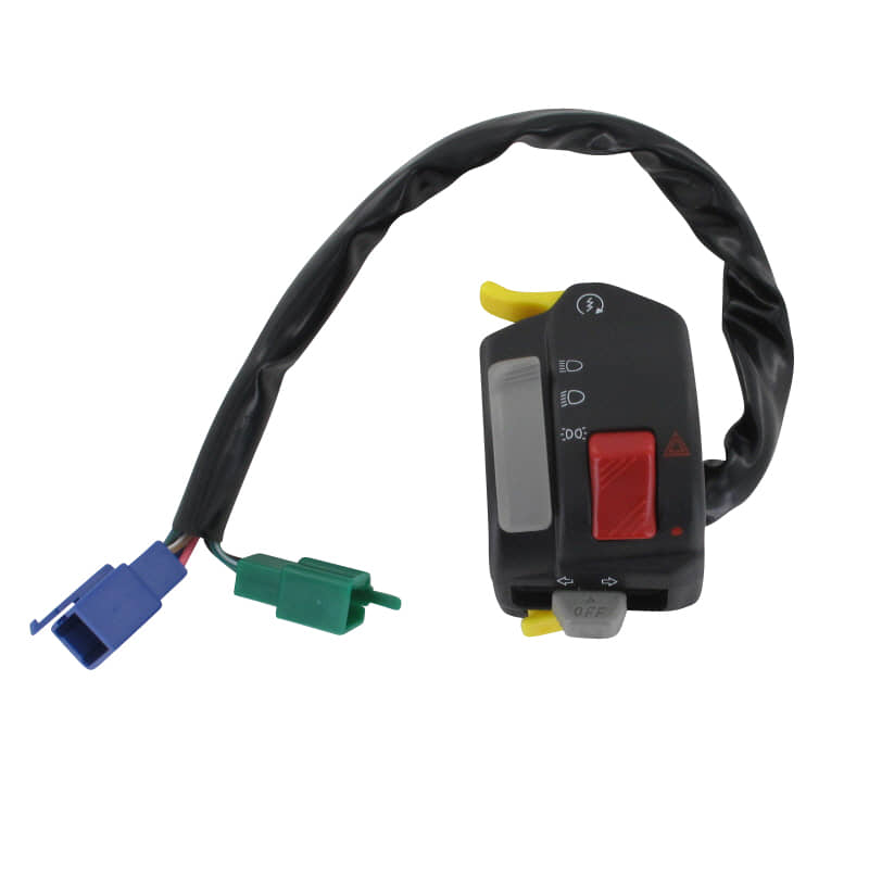 PGO Lichtschalter Links X-RIDER 150 Knopf Quad 150ccm 4Takt Motorroller.de Ausschalter Einschalter Scheinwerferschalter Licht-Schalter 90ccm-2Takt ATV