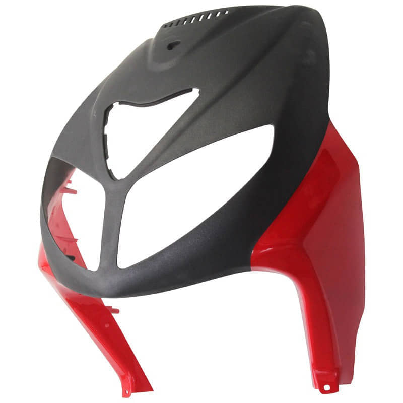 Frontverkleidung 50 rot-schwarzmatt 1020303-2-O-R-Fig