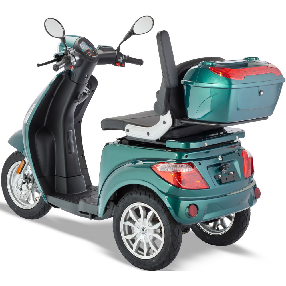 Elektroroller Scoody TD-K grün 800W 20 km/h Dreiradroller Trike Seniorenroller E-Roller E-Scooter