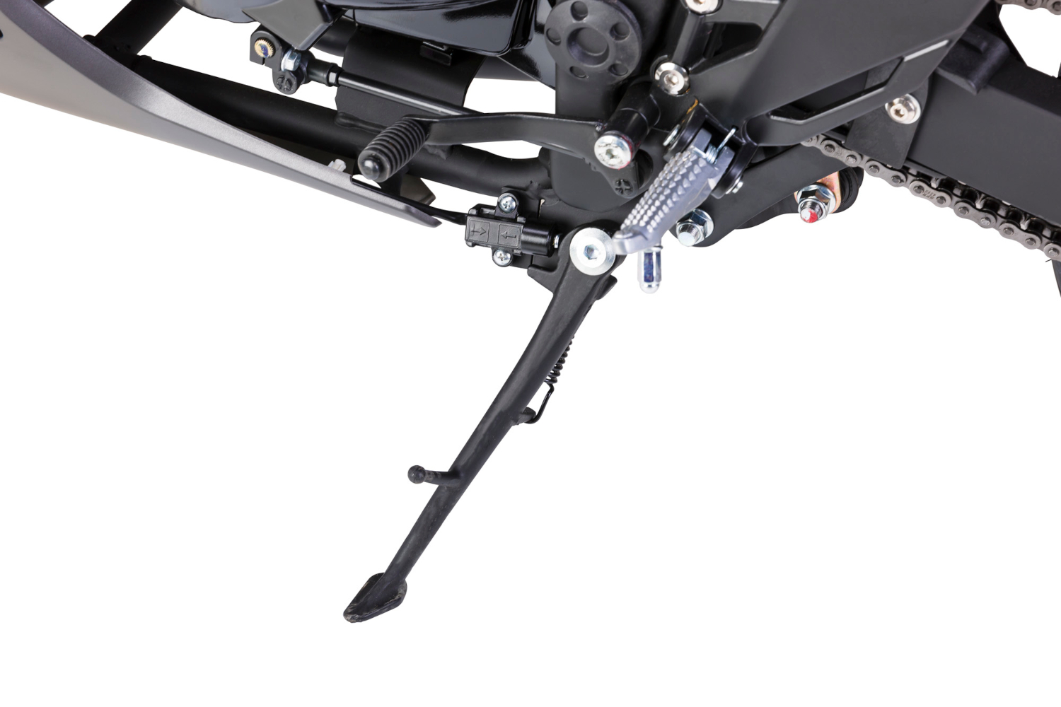 Motorrad Fighter 50 AF-RS weiß-rot 45 km/h Euro 5 Schaltmoped Mokick Kleinkraftrad