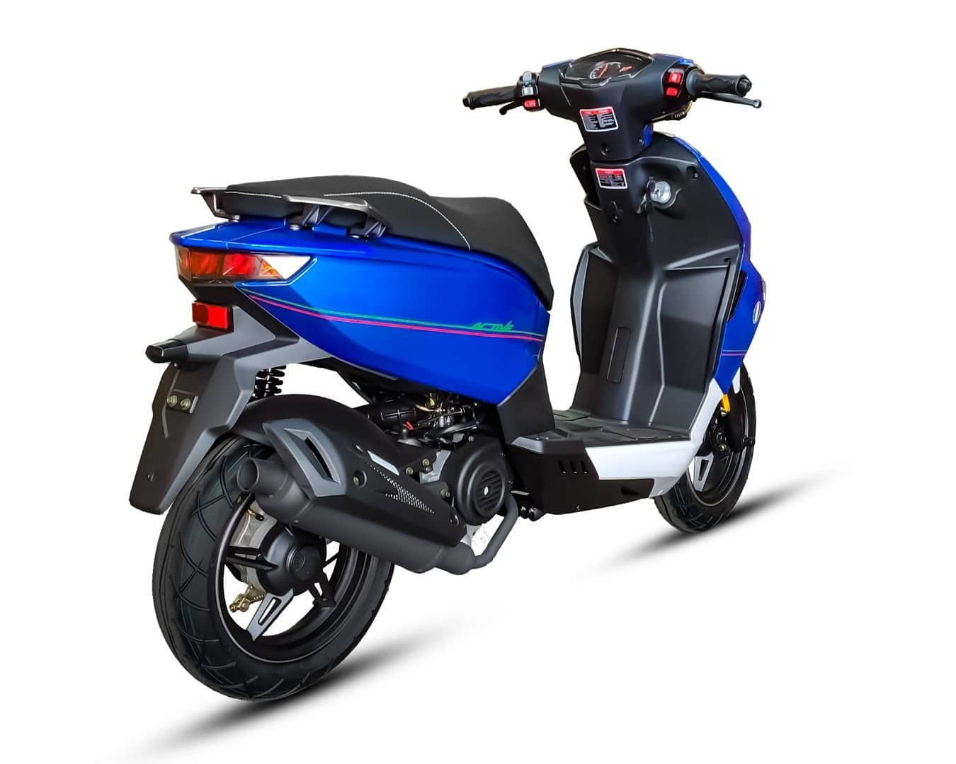 Motorroller Fighter 50 Active Sport 45 km/h blau Euro 5 Scooter Roller Mokick