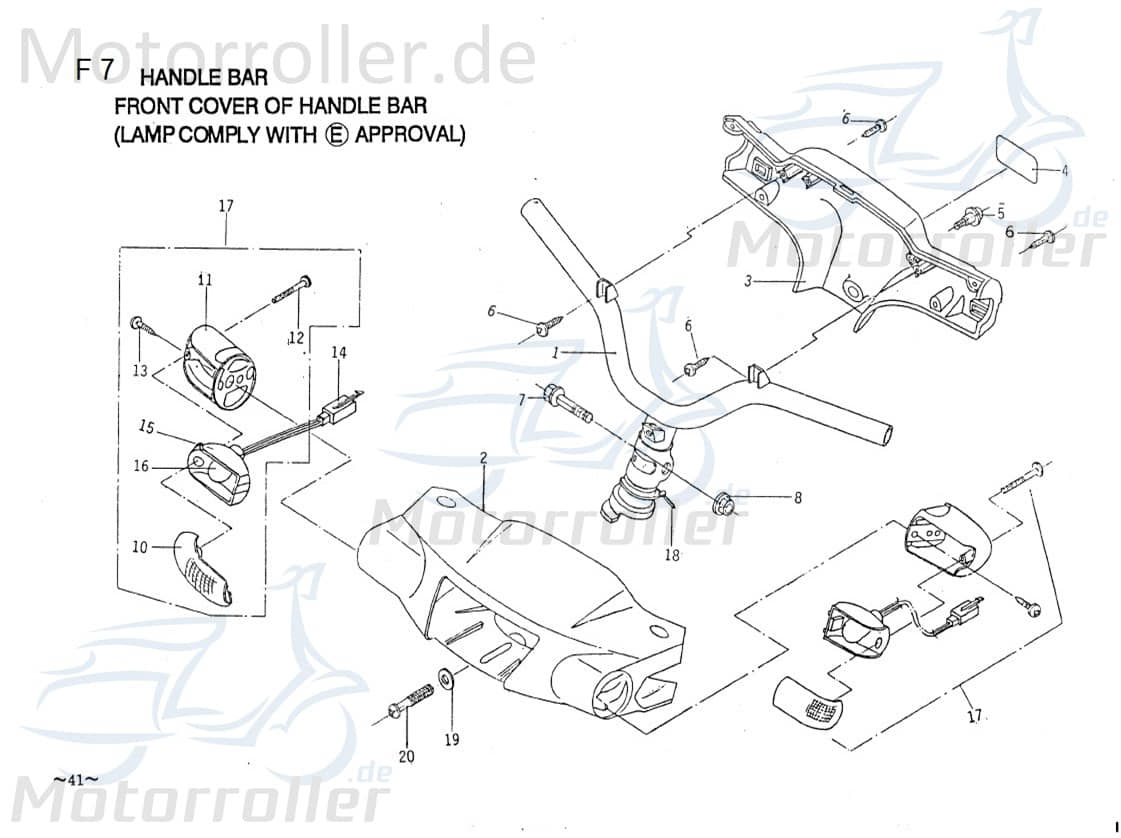 Blinkerverkleidung Blinkerabdeckung B2E16602404