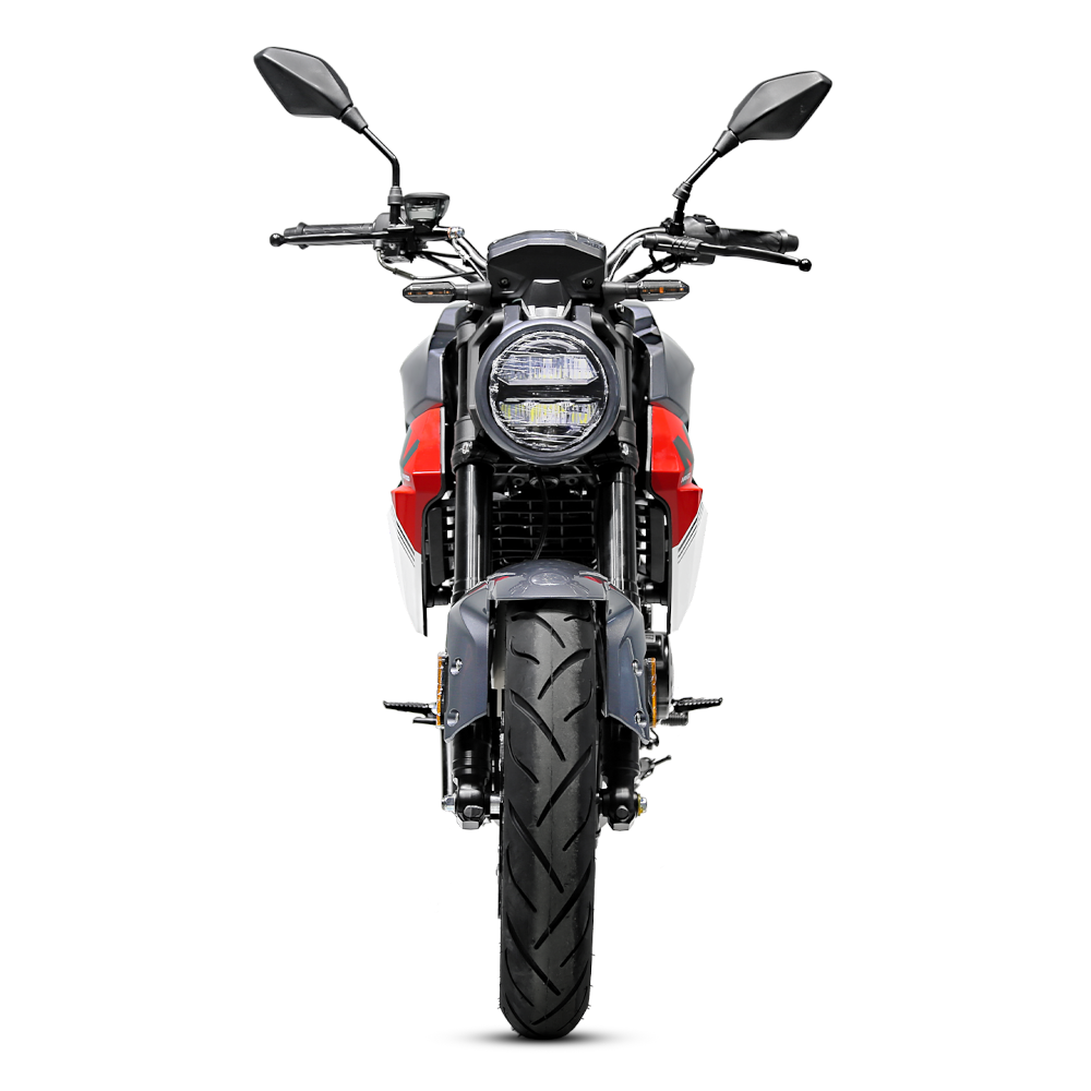 Motorrad Fighter 125 Naked R-S rot Euro 5 Schaltmoped Leichtkraftrad