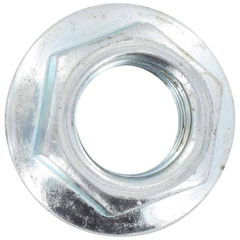 Mutter M12 x 1.25 9mm mit Bund weiß verzinkt 703925