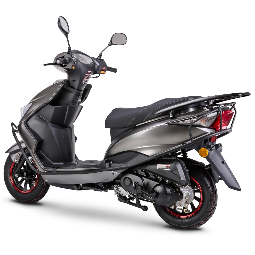 Motorroller GMX 460 Sport C-RZ silber 45 km/h Euro 5 Scooter Mokick Roller