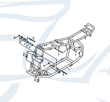 Bolzen 99646 für Rex Quad-50 von Motorroller.de