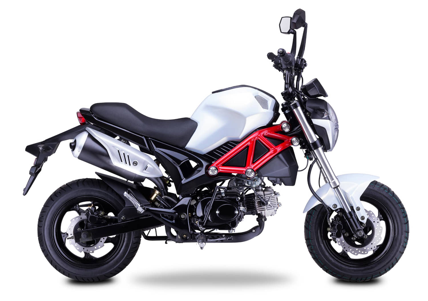 Motorrad Fighter 50 P-RS schwarz 25 km/h Euro 5 Schaltmoped Mokick Kleinkraftrad