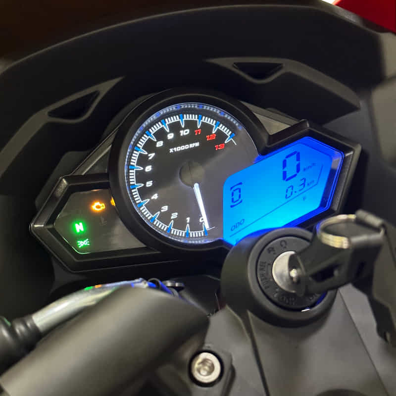 Motorrad Fighter 125 BL-S rot 95 km/h Euro 5+ Schaltmoped 125ccm 4 Takt Leichtkraftrad Krad Kraftrad