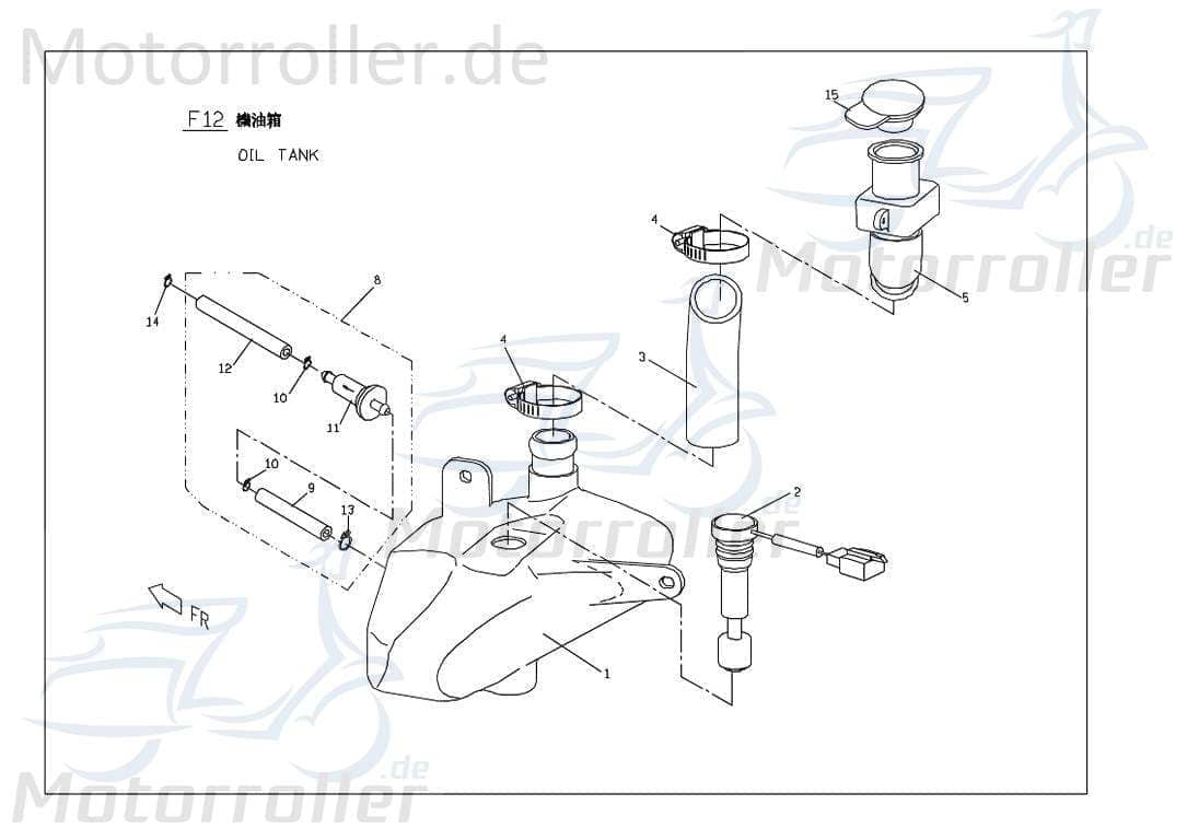PGO Rodoshow 50 Ölfilter Oilfilter 50ccm 2Takt P5522200000 Motorroller.de Ölsieb Ölreiniger Ölfiltersieb Öl-Filter Öl-Reiniger Oil-Filter Öl-Sieb