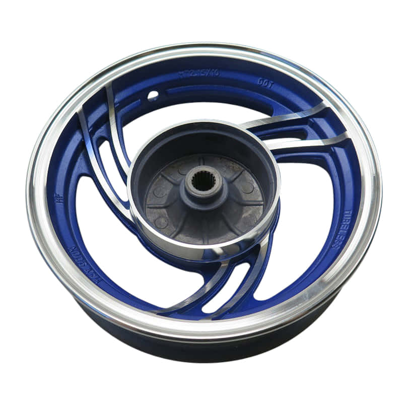 Hinterradfelge Alu 2.15-10 blau 1040402-3-B