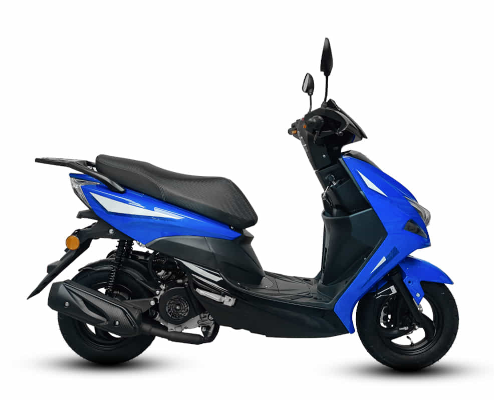 Motorroller GMX 460 Sport SF blau 25 km/h Euro 5 Mokick Scooter Roller