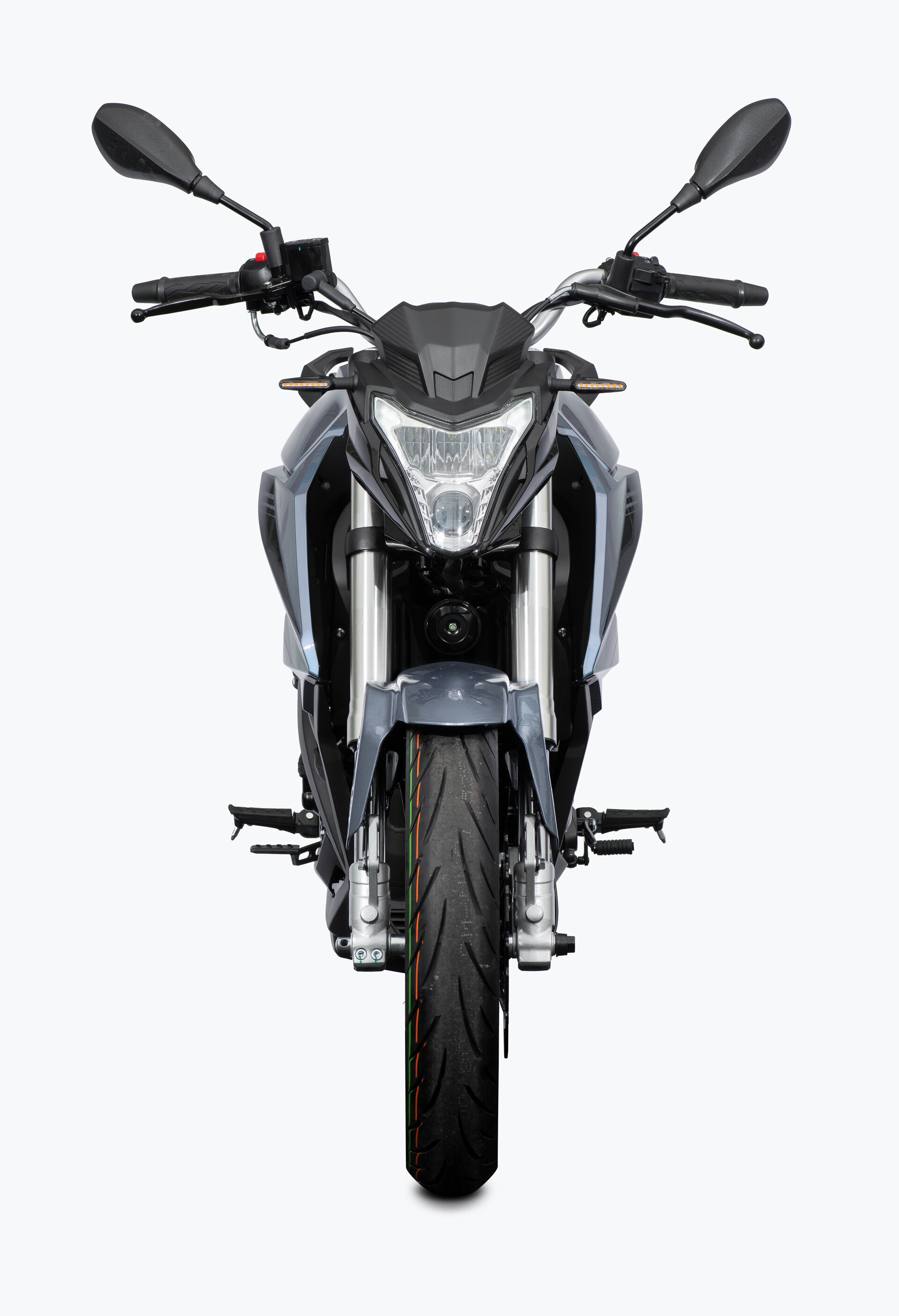 Motorrad Fighter 125 B-KS blau 95 km/h Euro 5+ Schaltmoped Mokick Kleinkraftrad