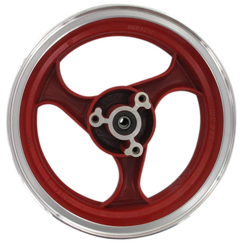 Felge vorne rot 3 Speichen 3.50x12,vorne 1040102-3