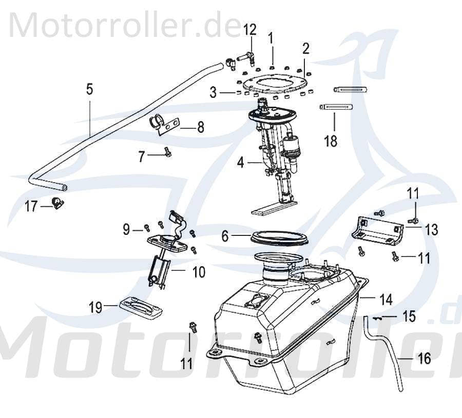 SMC Halteplatte Benzinpumpe Kreidler Halter 50182N120000 Motorroller.de Stahlplatte Montageschiene Fixierung Halterung Montageplatte Grundplatte Moped