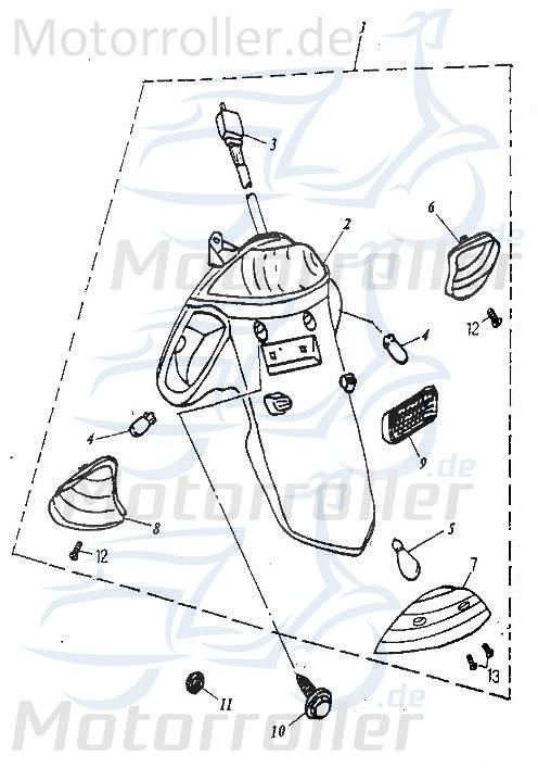 Adly Blechschraube ST3.8x16mm Kreuzschlitz Roller 50ccm 2Takt Motorroller.de verzinkt Kreuzschlitzschraube Kreuzschraube Blech-Schraube Treibschraube