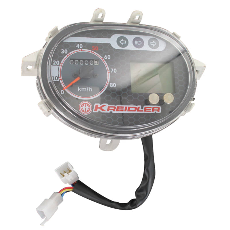 Kreidler Hiker 50 City Tachometer 4Takter 50ccm 1160201-9 Motorroller.de Geschwindigkeitsmesser Geschwindigkeitsanzeige Speedometer kmh-Anzeige Rex