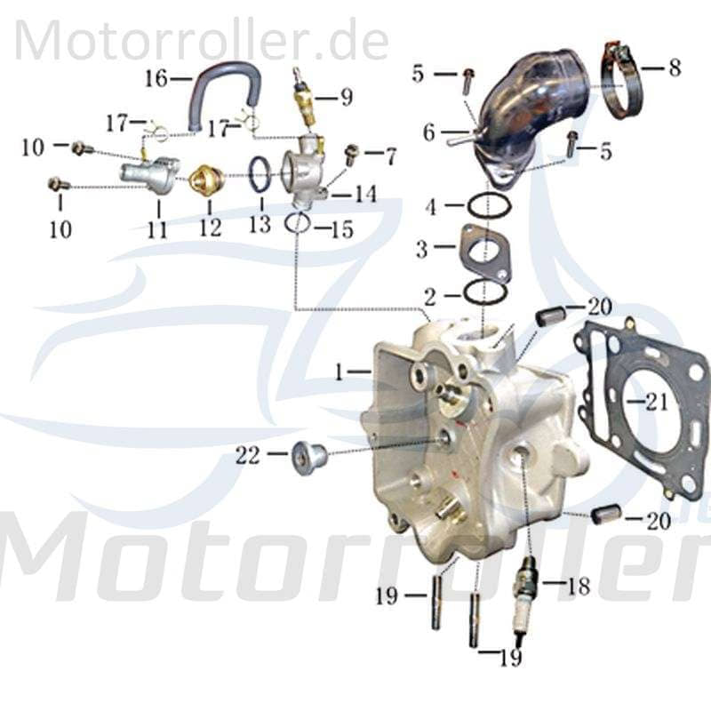 Kreidler Martinique 125 Thermostat 125ccm 4Takt 31180427 Motorroller.de Temperaturschalter Temperaturregeler Überhitzungsschalter 125ccm-4Takt Scooter