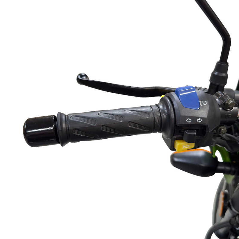 Motorrad Fighter 50 Sprint-S grün 45 km/h Euro 5 Schaltmoped Mokick 50ccm 4 Takt Kleinkraftrad Krad