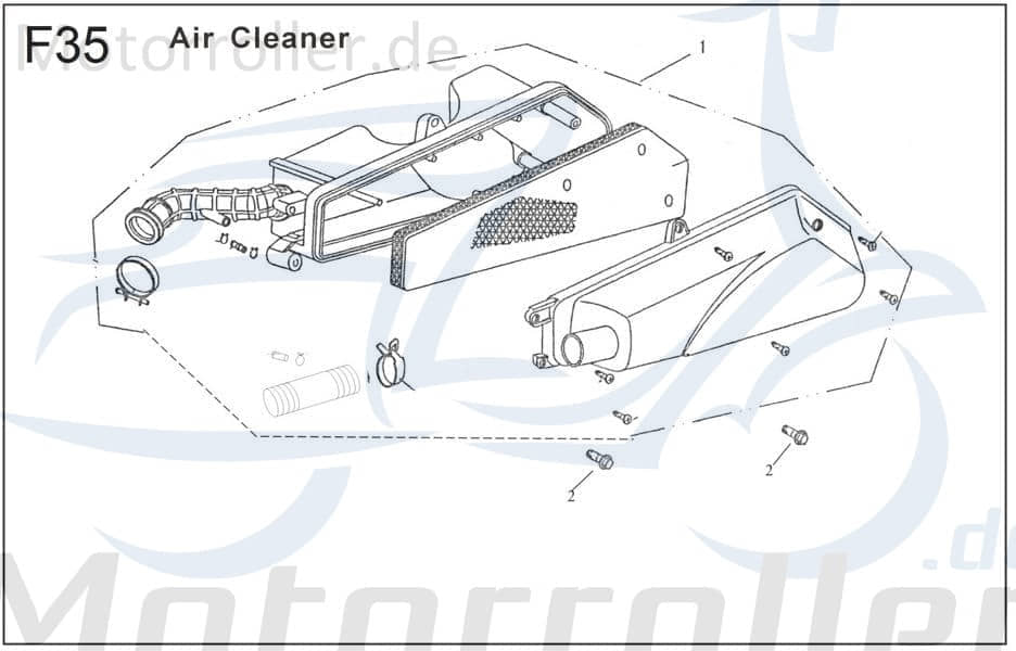 Luftfilter komplett 172100-139QMA-0200