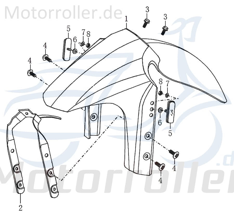 Buchse Rex Supermoto 125 DD Hülse Distanzhülse 125ccm 4Takt Motorroller.de Lagerbuchse Distanz-Hülse Distanzbuchse Passhülse Passbuchse Abstandshülse