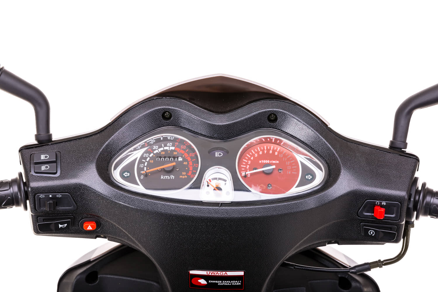 Motorroller Fighter 50 Sport RXL-R blau-silber 45 km/h Euro 5 Scooter Mokick Roller