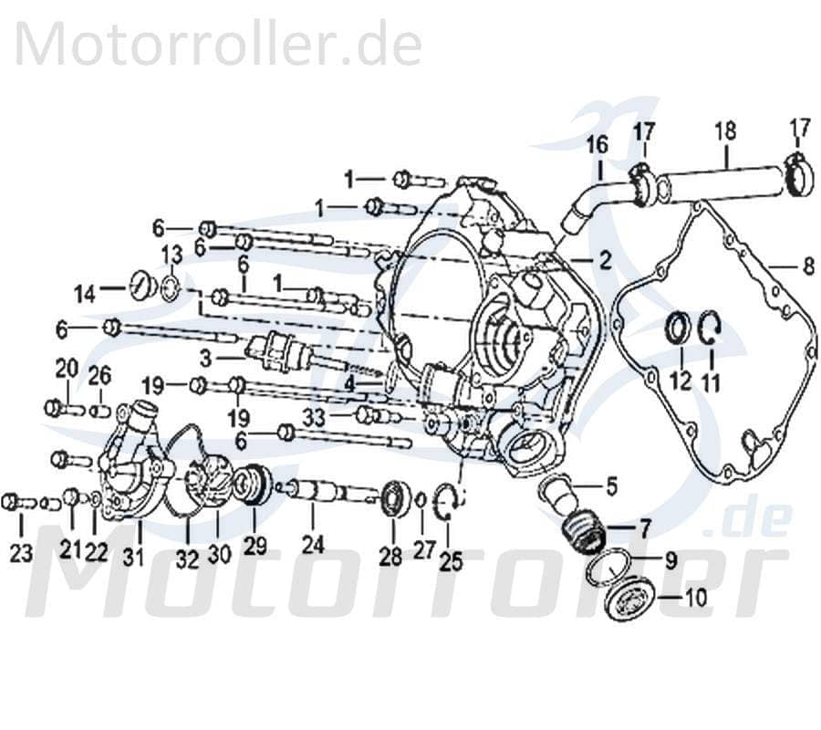 Kreidler Insignio 125 2.0 O-Ring 18x35mm 125ccm 4Takt 750062 Motorroller.de Gummidichtung Dichtring Gummiring Oring Gummi-Ring Dicht-Ring 125ccm-4Takt